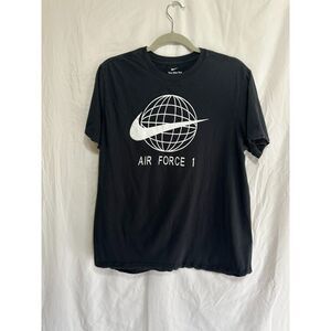 Nike Men's The Nike Tee Classic Air Force 1 Graphic Black Size M